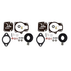 2X Carburetor Rebuild Repair Kit with Float for Johnson Evinrude 40-48 HP