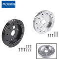 Aluminum 0.5" Short Hub Steering Wheel Adapter 6 to 3 Hole