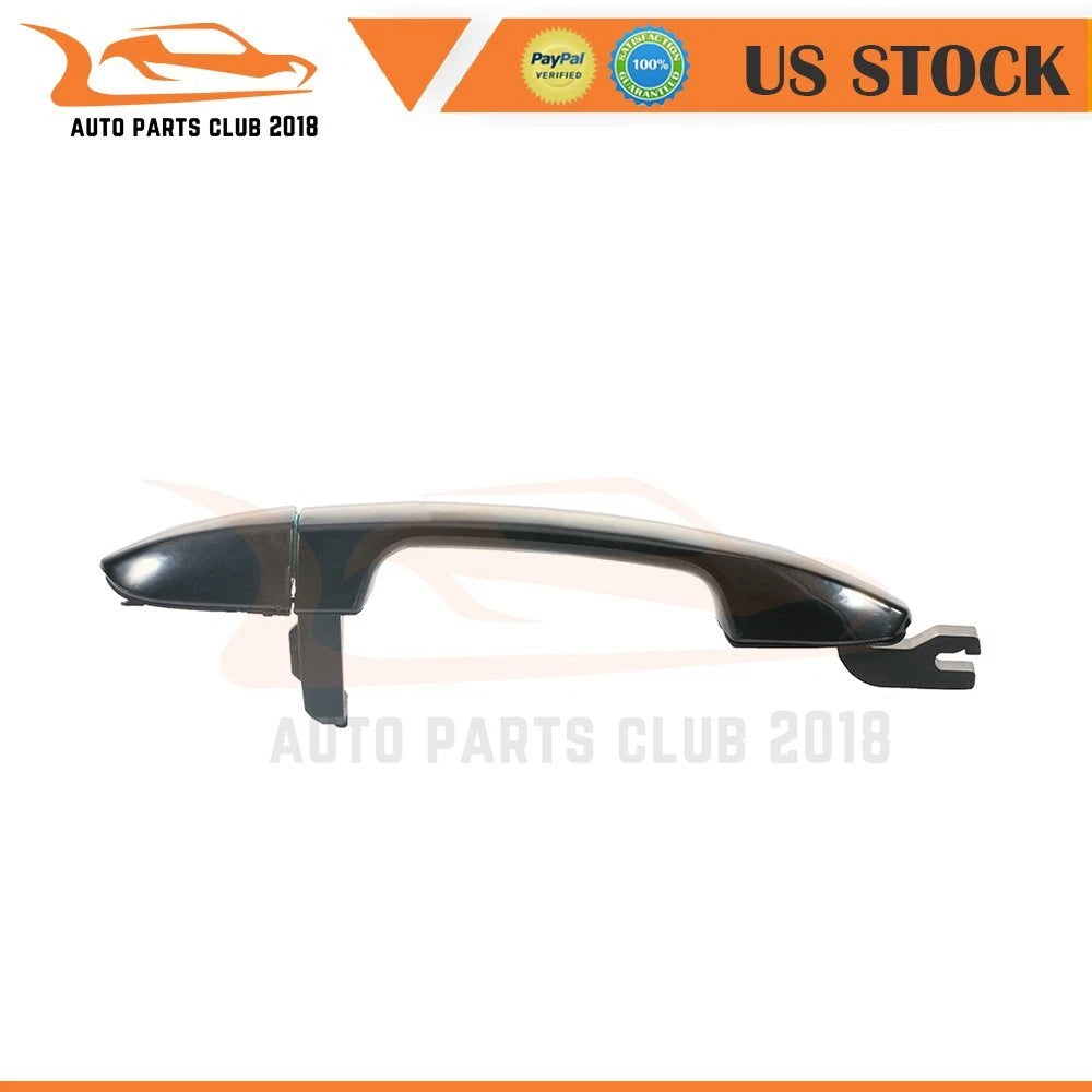 Outside Door Handle for Kia Spectra (2000–2009) - Rear Passenger Right, Black