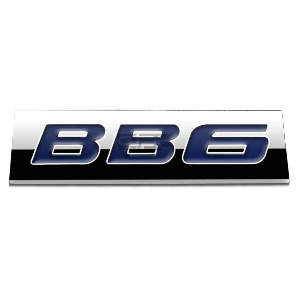 3D Polished Blue Lettering Badge for Bumper Sticker (BB6)