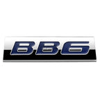 3D Polished Blue Lettering Badge for Bumper Sticker (BB6)