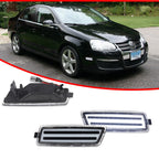 Set of 2 White LED Front Side Marker Lights for VW MK5 Golf GTI (2006–2009)