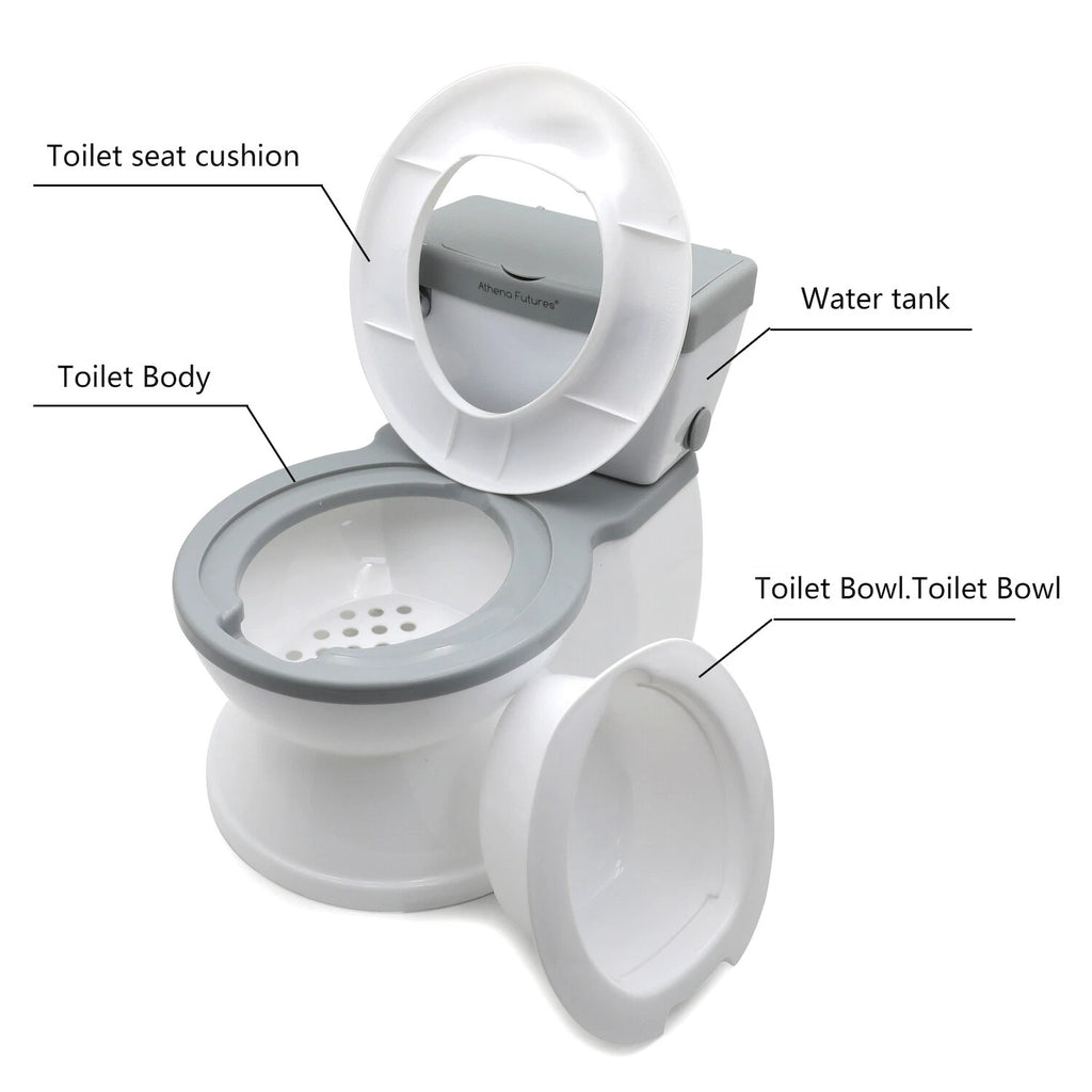 Toddler Potty Training Toilet for Baby Chair Seat (Gray)