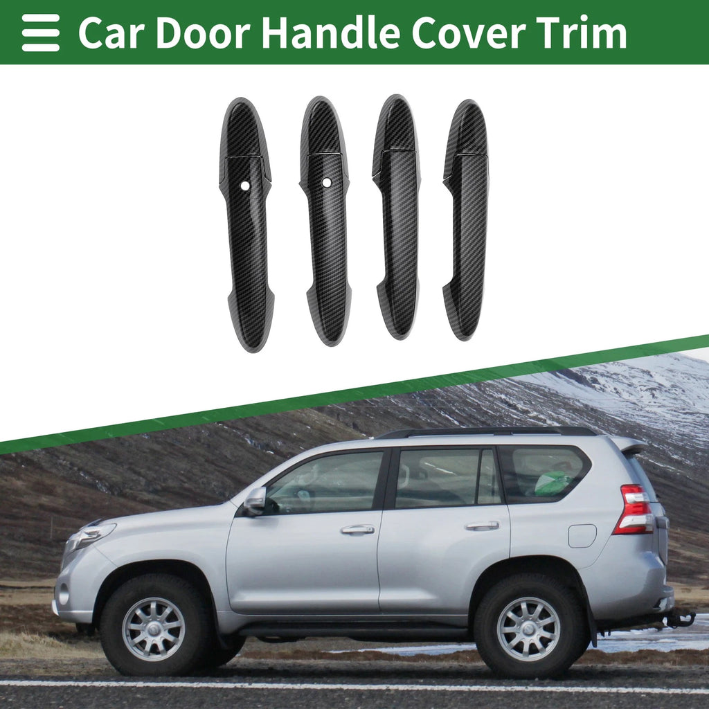 Carbon Fiber Door Handle Cover Trim for Honda Fit Jazz (GK5, GP5)