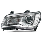 Chrome HID Headlight for Chrysler 300 (2017–2022) Left Driver Side