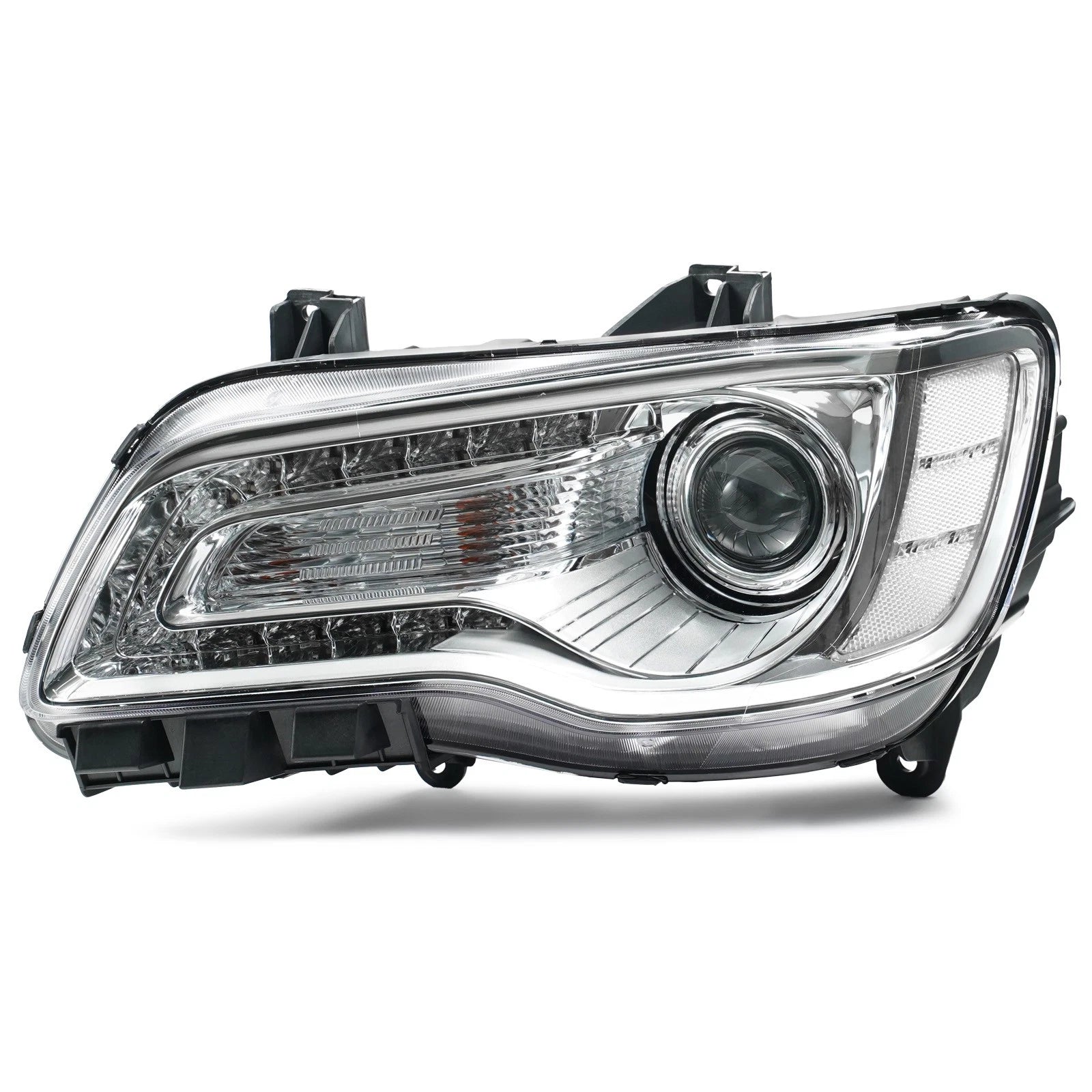 Chrome HID Headlight for Chrysler 300 (2017–2022) Left Driver Side