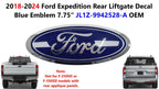 Rear Liftgate Decal Blue Emblem for Ford Expedition (2018–2024) JL1Z-9942528-A