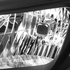 Set of 2 Black Amber Signal Headlights for Chevy Traverse (2013–2017)