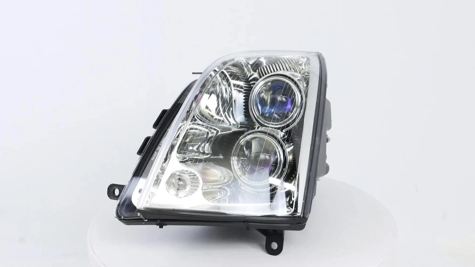 LH Headlight for Cadillac STS (2005–2011) Halogen Black Housing Clear