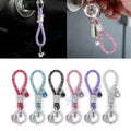 Crystal Bling Car Keychain Ring Strap Accessories Set for Women (2010–2024)