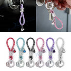 Crystal Bling Car Keychain Ring Strap Accessories Set for Women (2010–2024)