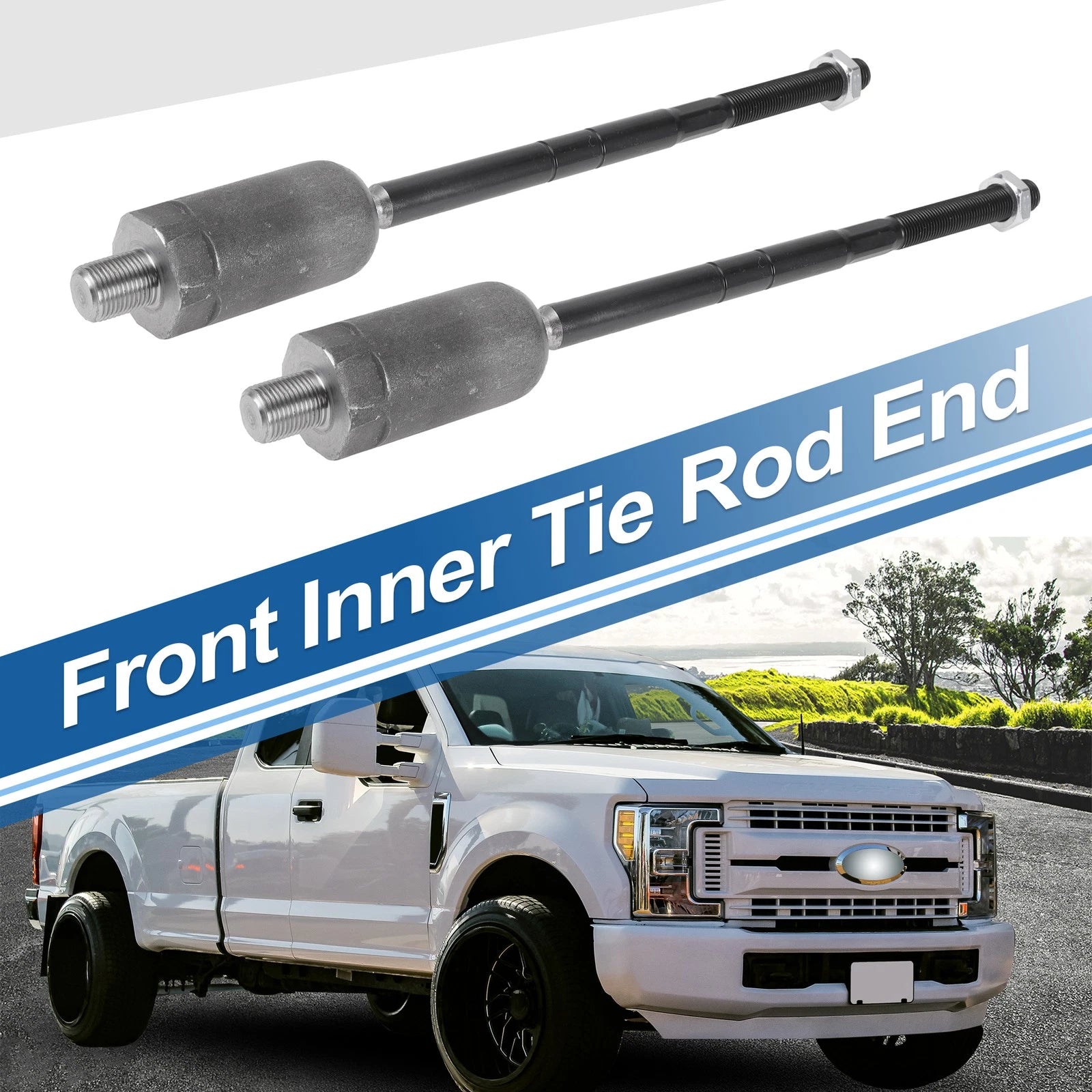 2 Pcs Front Inner Tie Rod End Links for Ford Explorer (2002–2006)