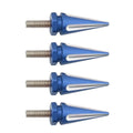4 x Windscreen Screw Bolts Blue Spike for Harley Touring Road Glide (1998-2025)