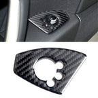 Carbon Fiber Interior Door Lock Button Cover Trim for Audi TT TTRS (2008–2014)