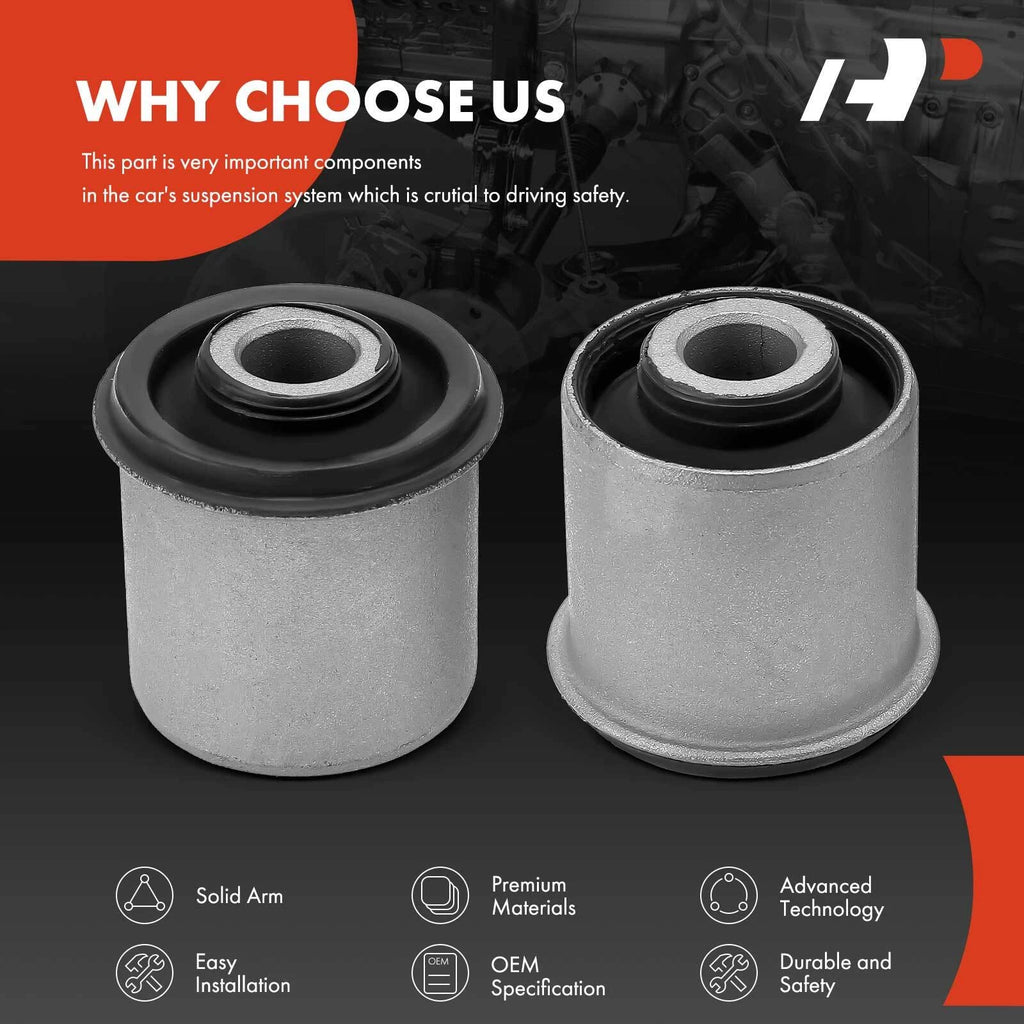 2X Control Arm Bushing Front Upper for Nissan Frontier Xterra (1998-2004)