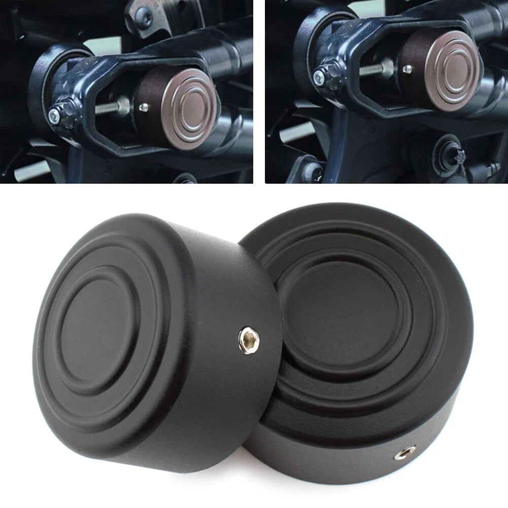 2X Rear Axle Bolt Nut Cap Cover for Harley Sportster S 1250 RH1250S (2021–2023)