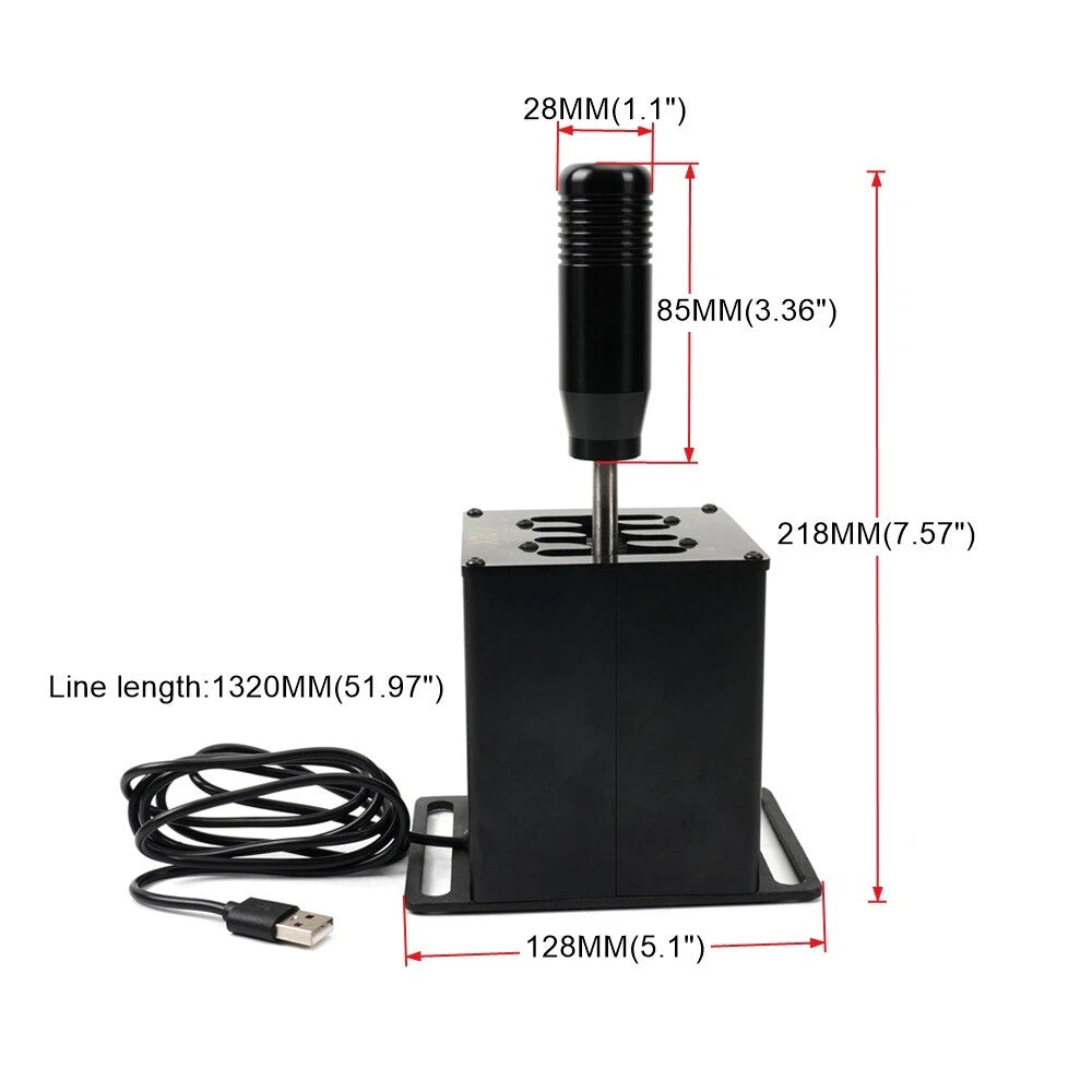 USB H Shifter Clamp for Thrustmaster Logitech Steering Wheel
