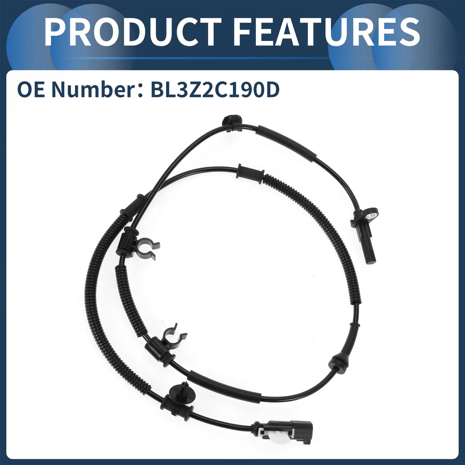 ABS Wheel Speed Sensor No.BL3Z2C190D for Ford F-150 (2011–2014) Rear Left