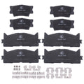 Set of 4 Ceramic Brake Pads for Toyota Avalon Camry Lexus ES350 (2007–2017)
