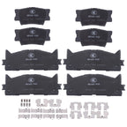 Set of 4 Ceramic Brake Pads for Toyota Avalon Camry Lexus ES350 (2007–2017)