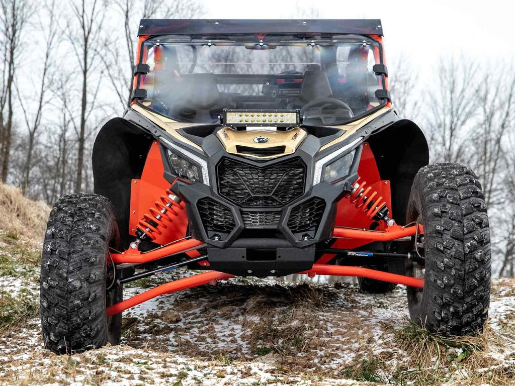 SuperATV Atlas Pro A-Arms for Can-Am Maverick X3 (2017–2023) - Can-Am Red
