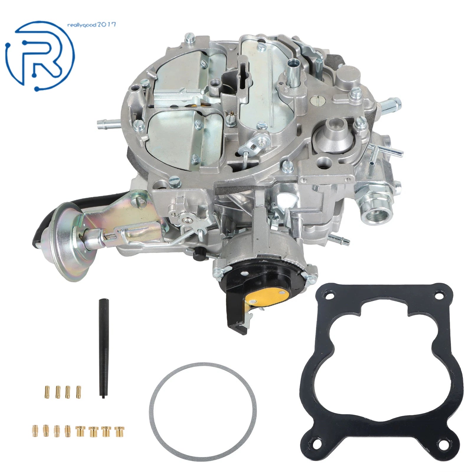 Carburetor for Mercruiser 4 BBL Rochester Quadrajet 350 (Electric Choke)