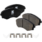 Front Brake Disc Rotors and Pads Kit for Hyundai Tiburon Elantra (1998)
