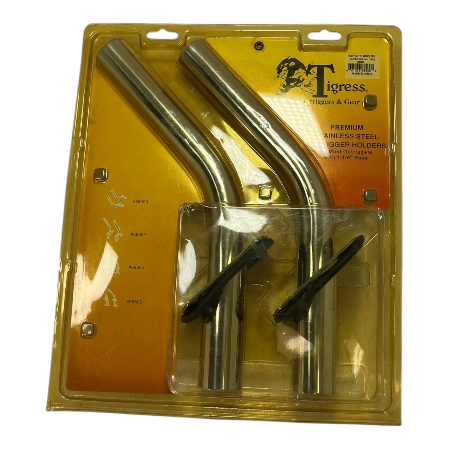 Heavy Duty Fabricated Outrigger Holders for Tigress 88500 (Silver)