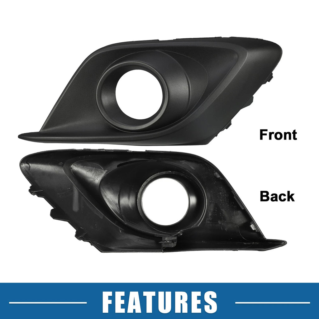 1 Pair Fog Light Grille Cover Trim No.BHN150C11A for Mazda 3 (2014–2015)
