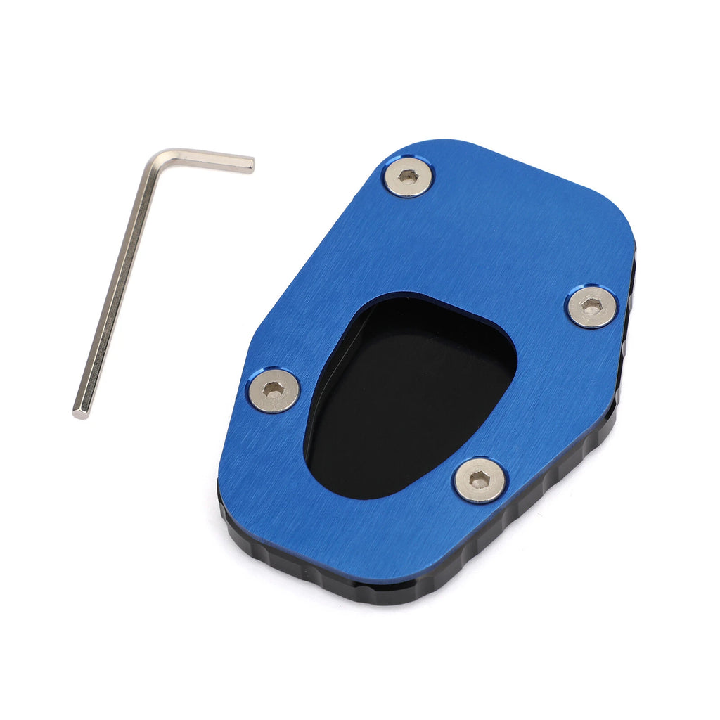 Kickstand Sidestand Enlarged Plate Pad for Yamaha Niken/GT (2019–2020) Blue