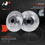 Drilled Brake Rotors & Brake Pads Set for Ford Explorer (2006-2010)