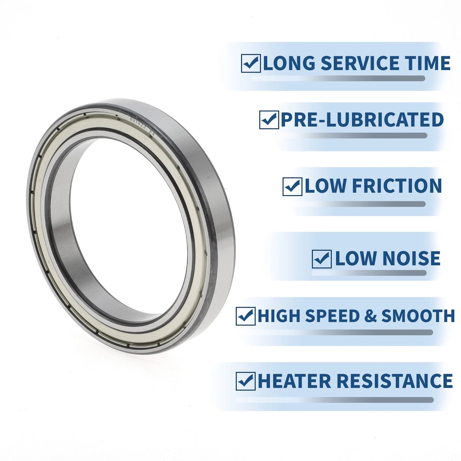 Deep Groove Ball Bearing P4 for Scooter Skateboard Wheel (80x110x16mm)