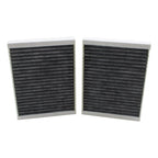 Set of 2 OEM Mann Charcoal Activated Cabin Air Filters for BMW E39 (1996–2003)
