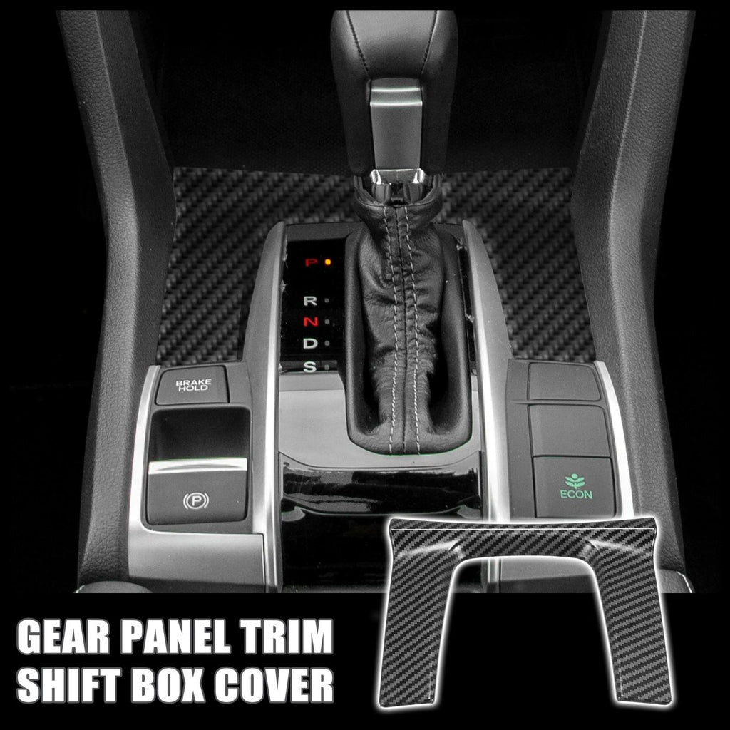 Gear Panel Trim Shift Box Cover Decal for Honda Civic (2016–2021)