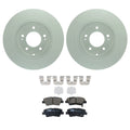 Bosch QuietCast Rear Rotors & TRW Pro Ceramic Disc Brake Pads for Azera Optima (2006–2015)