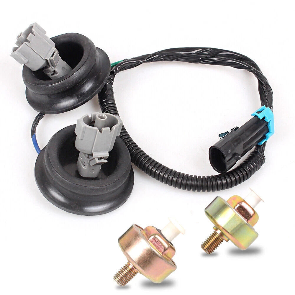 Knock Sensor w/Harness for Cadillac Hummer H2 (2003–2009) 4.8L 5.3L 6.0L
