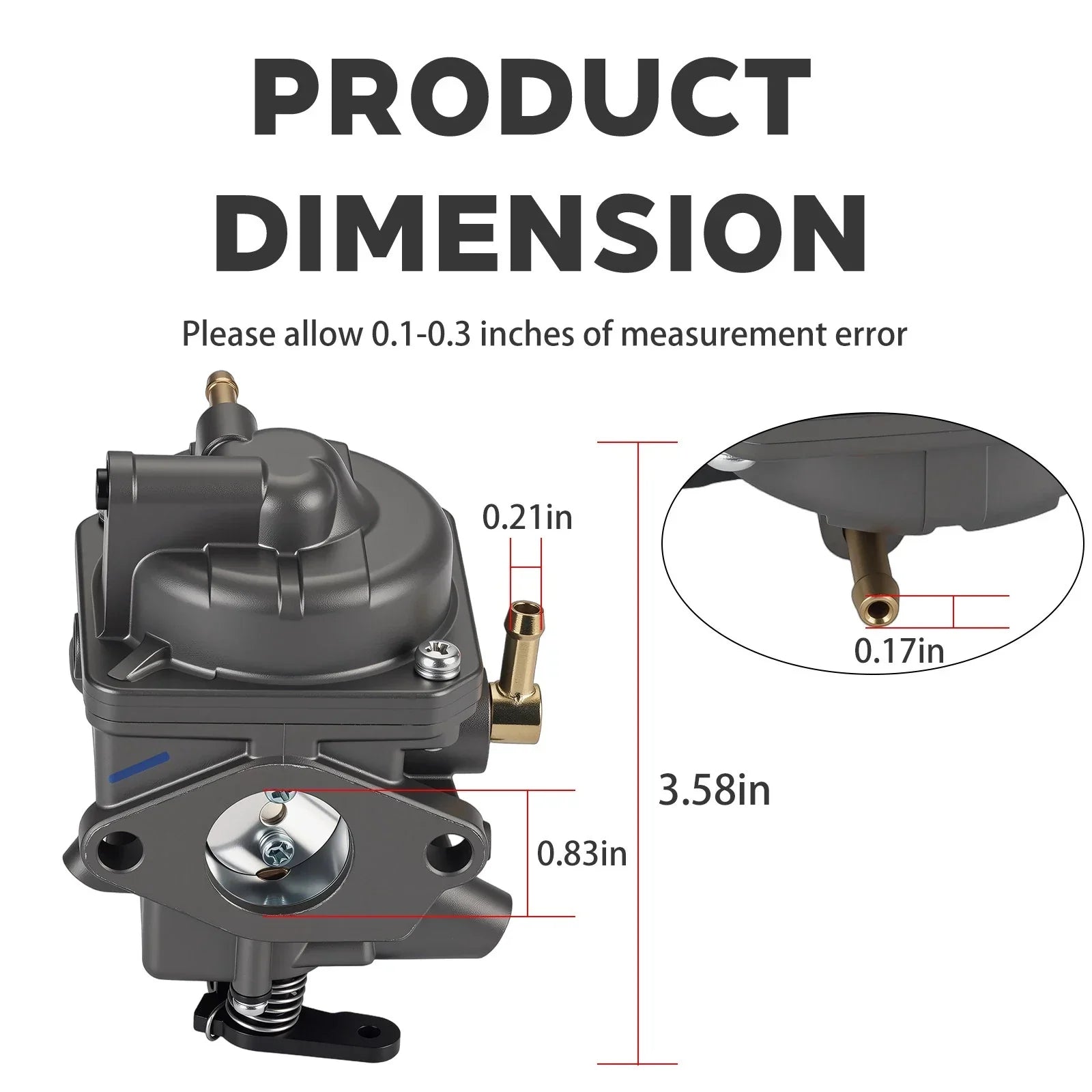 Carburetor 8 HP Outboard for Honda BF8 BF8A
