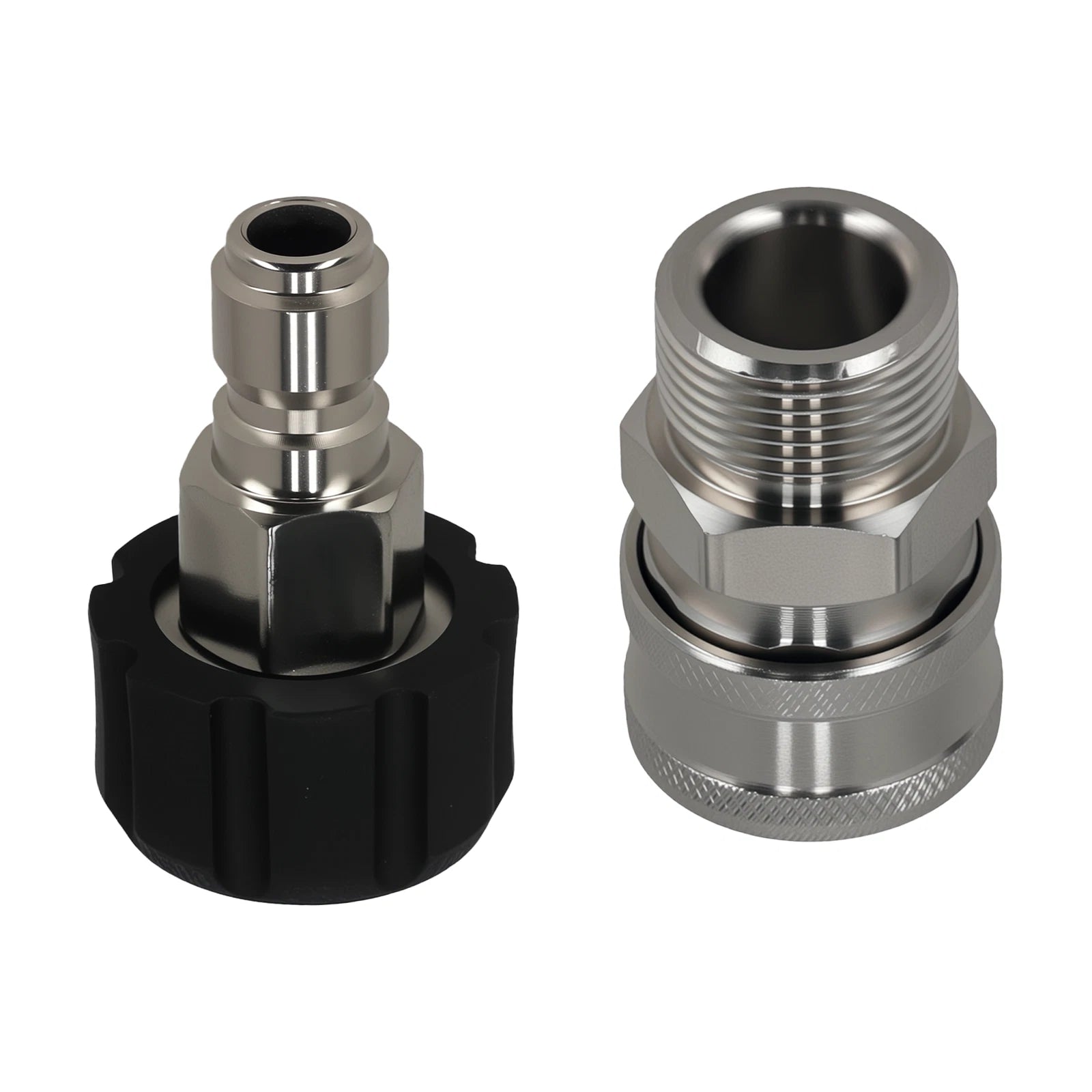 Set of 2 Pressure Washer Adapter Couplers for M22 14mm 3/8" Quick Connect