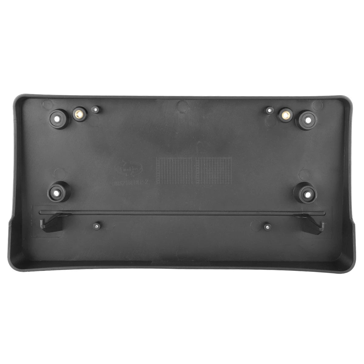 Front Bumper License Plate Mounting Bracket Kit for BMW X2 (2018–2021)