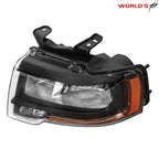 Halogen Headlight for Ford Expedition (2015–2017) Black Left Side