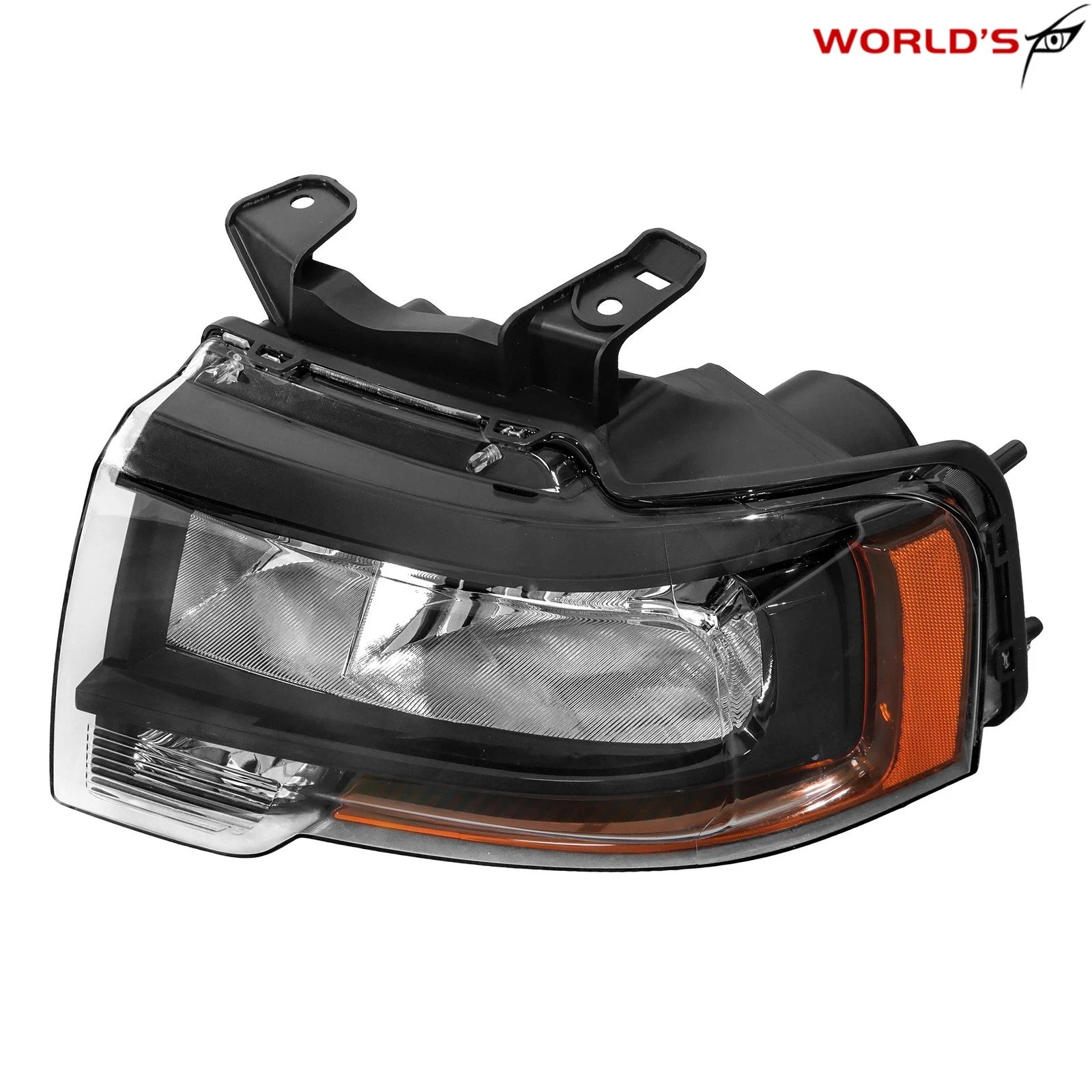 Halogen Headlight for Ford Expedition (2015–2017) Black Left Side