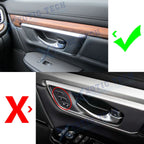 Carbon Fiber Inner Door Handle Bowl Trim for Honda CR-V (2017-2022)