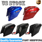 5" Stretched Extended Hard Saddle Bags for Harley Touring Street Glide (2014–2024)