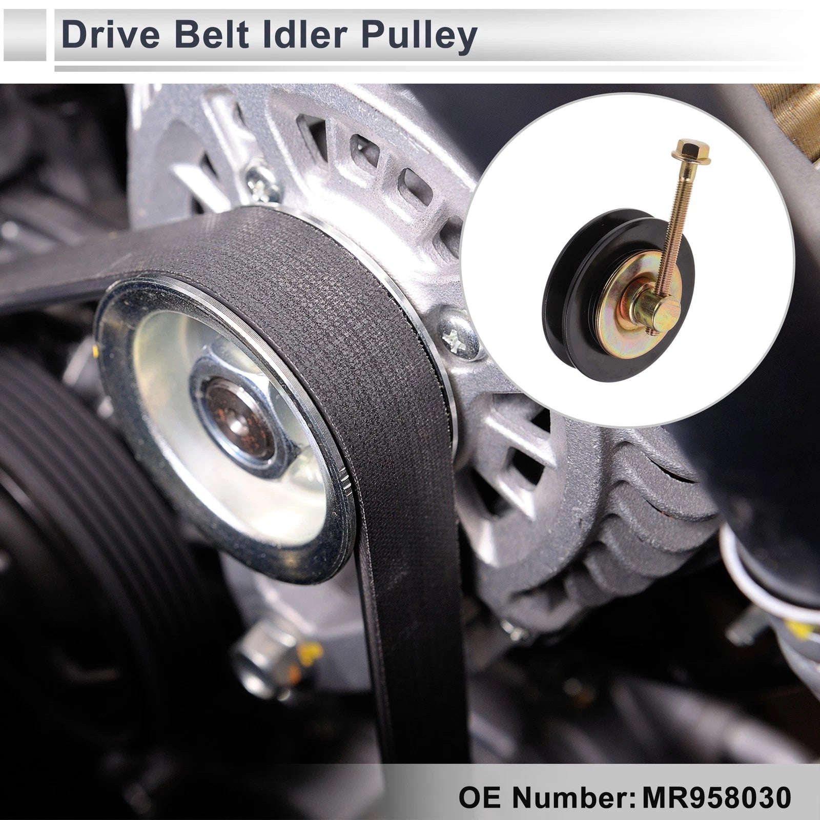 Drive Belt Idler Pulley for Mitsubishi Triton (2009–2015) MR958030