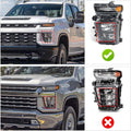Halogen Headlight Set for Chevy Silverado 2500HD 3500HD (2024–2025) w/ Bulb