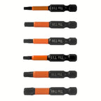 Set of 4 Magnetic Drill Bits for Electric Screwdrivers and Manual Tools