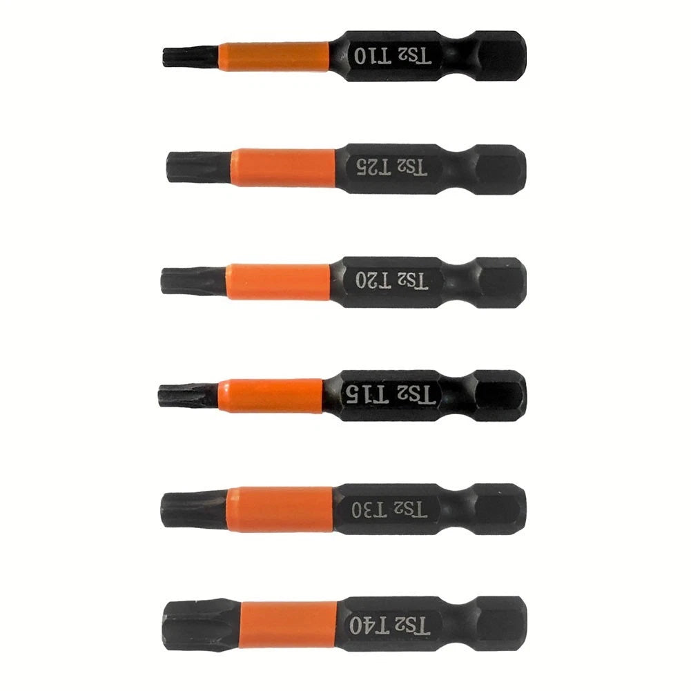 Set of 4 Magnetic Drill Bits for Electric Screwdrivers and Manual Tools