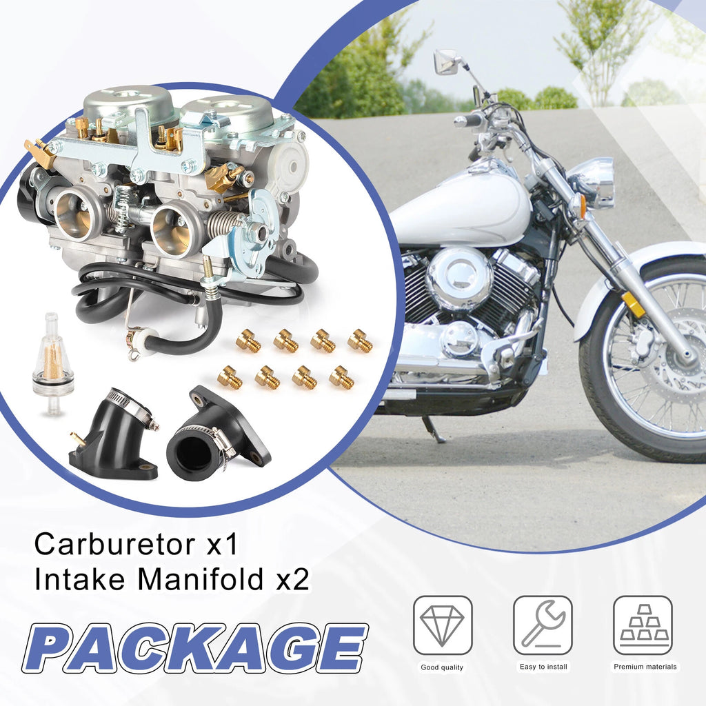 Carburetor for Yamaha V-Star 650 Classic Custom Silverado (2000-2008)