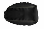 Leather Console Lid Armrest Cover for Nissan Rogue (2008–2013) Beige Stitch