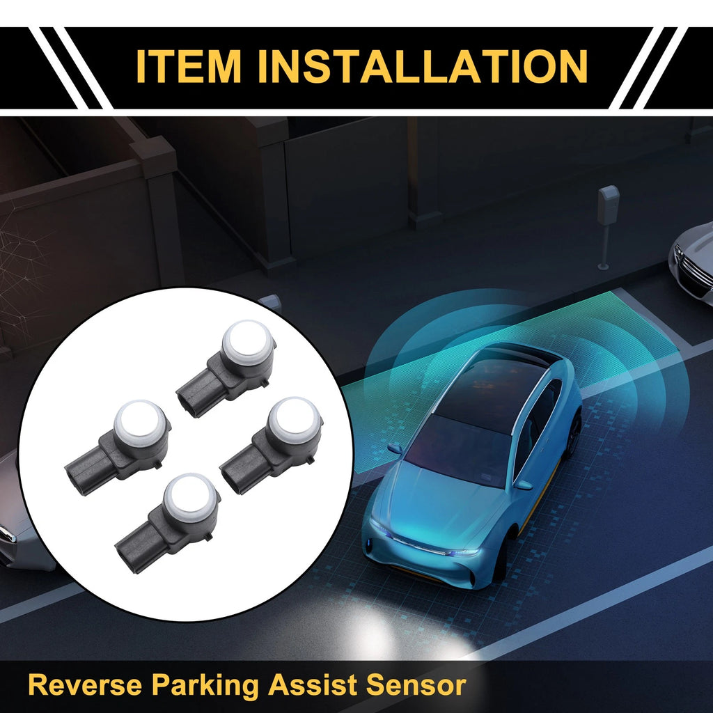 Set of 4 Bumper Reverse Backup Parking Sensors for Chevrolet Silverado (No. 15239247)